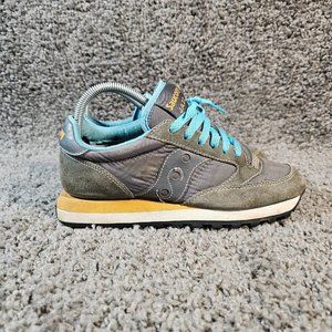 Saucony Jazz Shoes Womens 8 Low Pro Original Gray Running Sneakers
